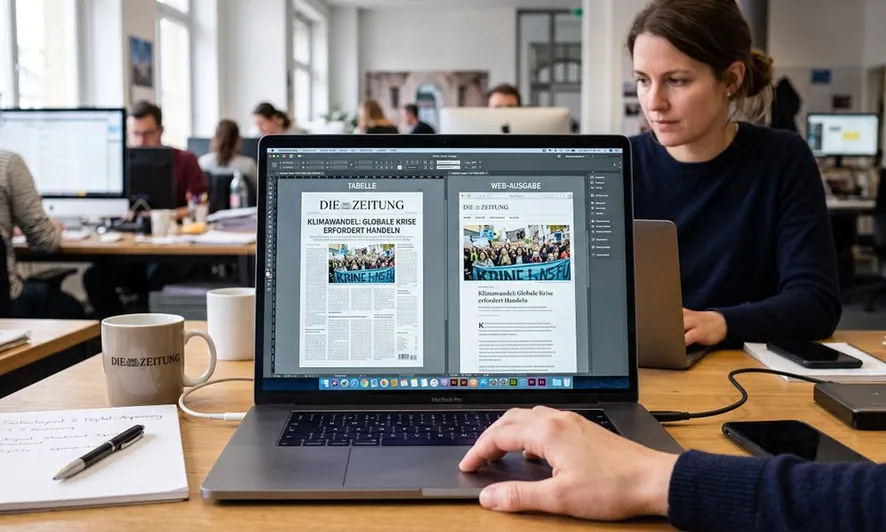 Print und digital synchronisieren